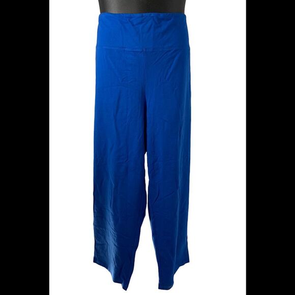 Women with Control Tummy Control Ankle Pants with Pockets Classic Blue - Regular - Picture 1 of 2